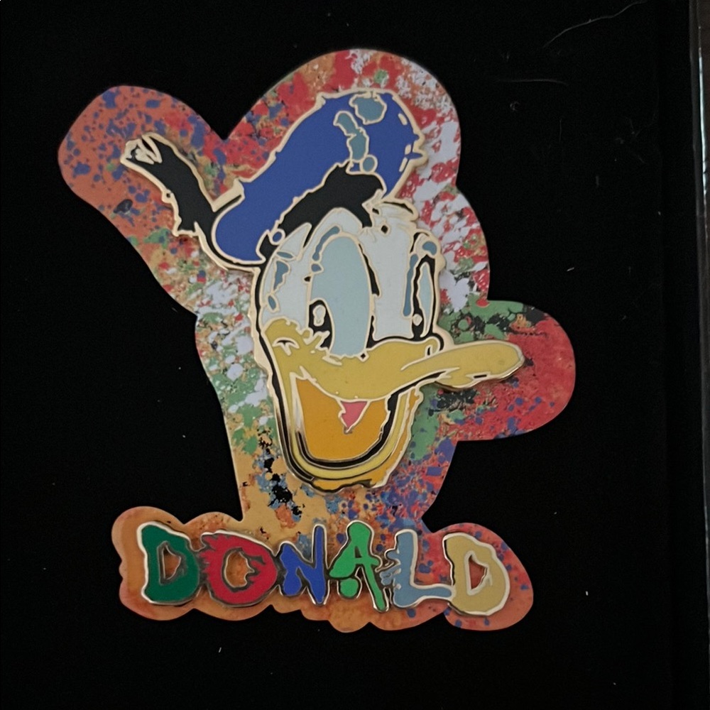Disney-WDW - Splatter Donald - Featured Artist #4 - Mark McIntyre - Jumbo